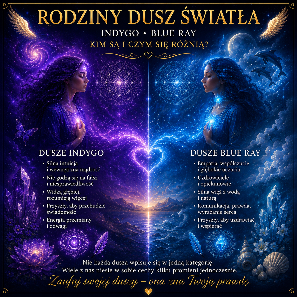 Blue Ray i Indigo – dwa odcienie tej samej energii czy dwie różne rodziny dusz?